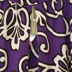 Beautiful purple and white cocktail dress from Inc.